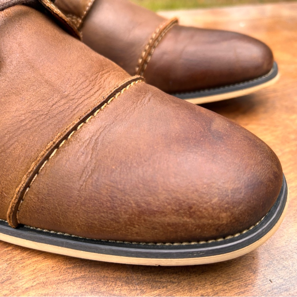 Steve Madden Classic Brown Leather Men's Shoes Size 9.5 - Picture 8 of 16